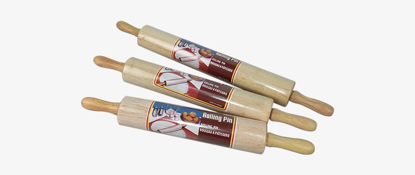 Wooden Rolling Pin - Rolling Pin, transparent png download
