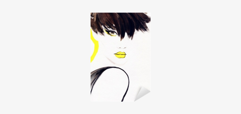 Woman Portrait - Art Print: Ismagilova's Woman Face. Hand Painted Fashion, transparent png download