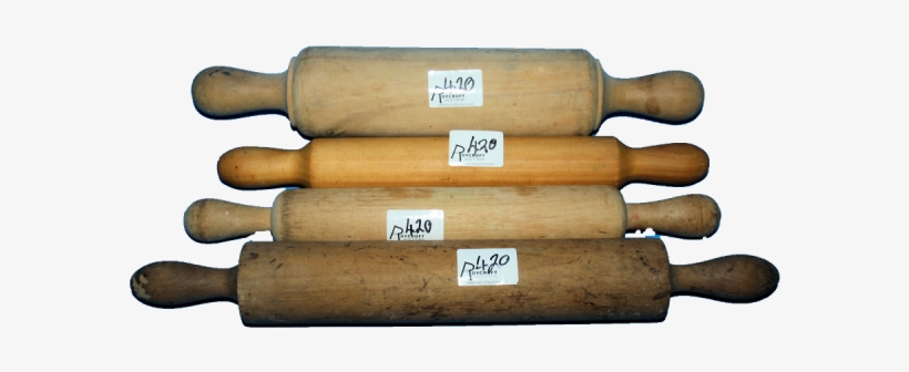 4 Wooden Rolling Pins - Rolling Pin, transparent png download