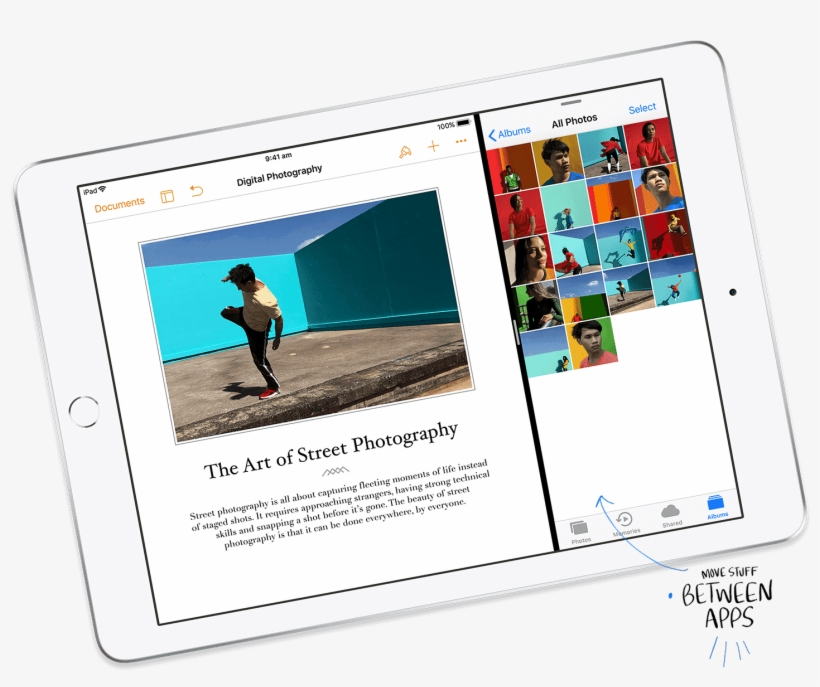 Drag From Here - Ipad, transparent png download