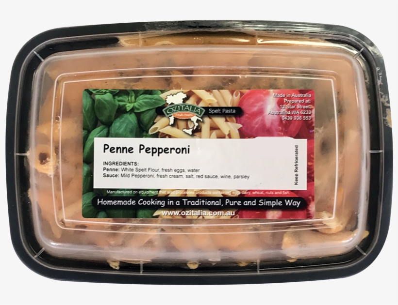 Ozitalia Penne Pepperoni 500g - Breakfast Sausage, transparent png download