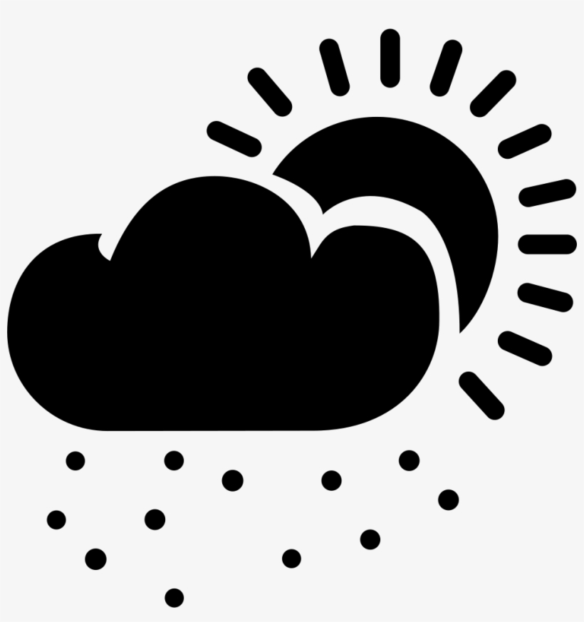 Cloud Rain With Shiny Sun Comments - Icon, transparent png download