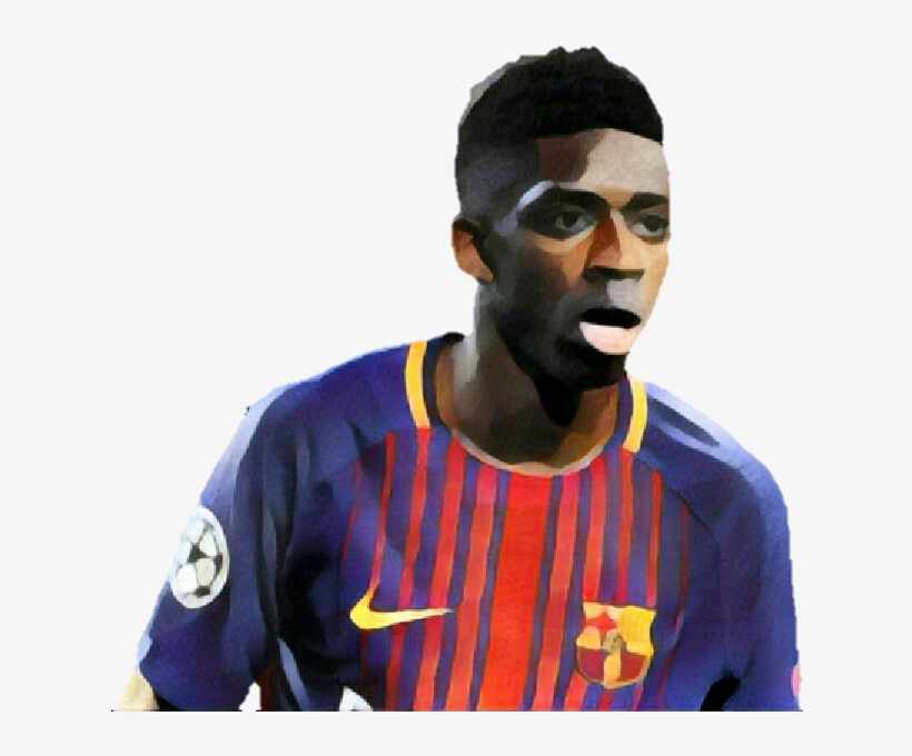 Dembele Osmanedembele Barca Barcelona Soccer Png Stiker - Football, transparent png download