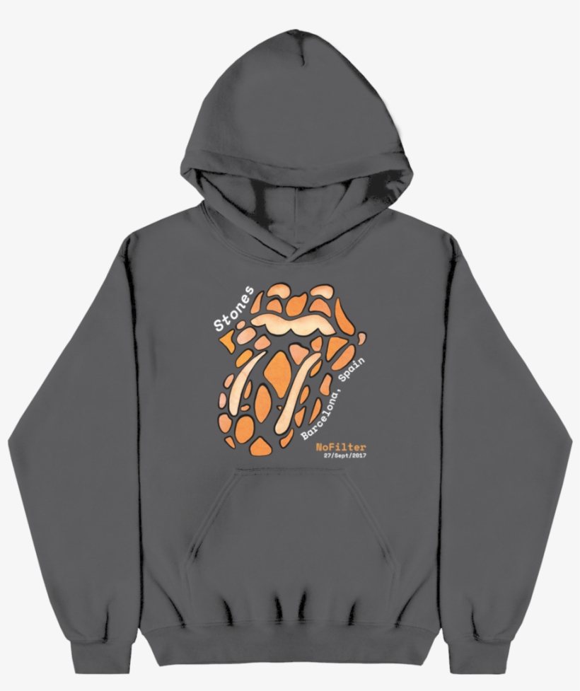 Barcelona Hoodie - Rolling Stones T Shirt Hood, transparent png download