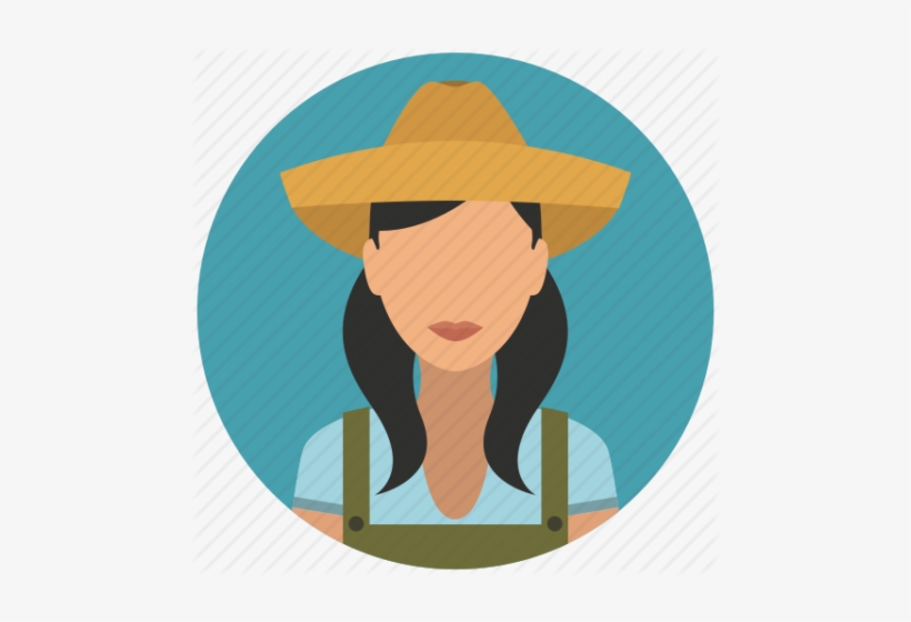 Community Food Bank Of Southern Arizona - Farmer Woman Icon, transparent png download