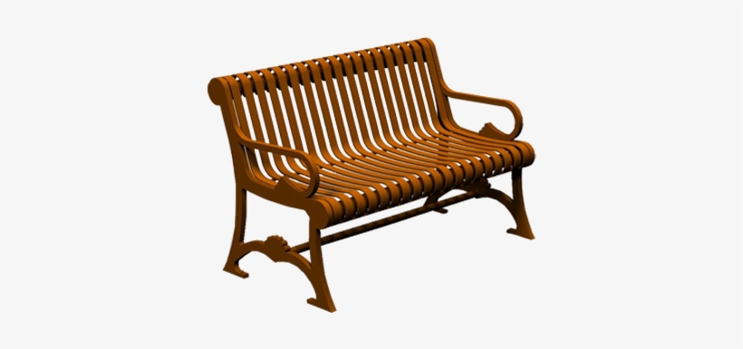 Long Bench-benches And Glider Benches - Lemars Metal Frame Bench 48" Bronze, transparent png download