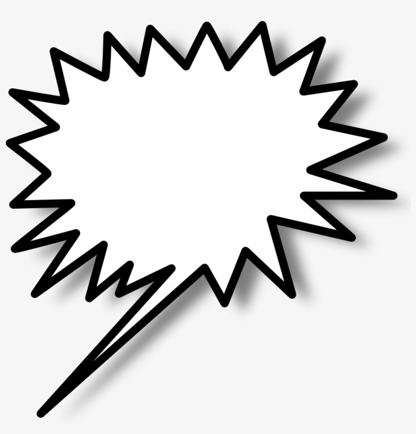 Callout Star Left - Star Burst Clip Art, transparent png download