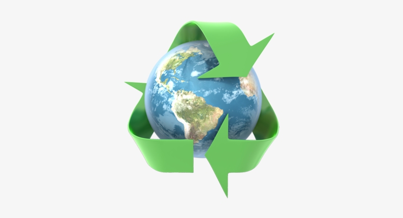 Planeta Tierra Reciclado - Earth Recycle Png, transparent png download