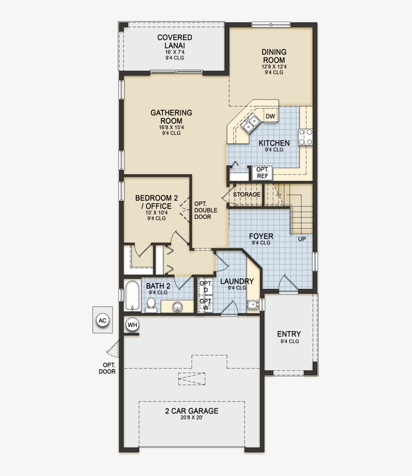 Barcelona 1-1 - Floor Plan, transparent png download