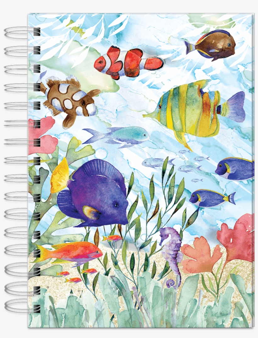 Oceana Spiral Journal - Punch Studio Oceana Guest Towels, transparent png download