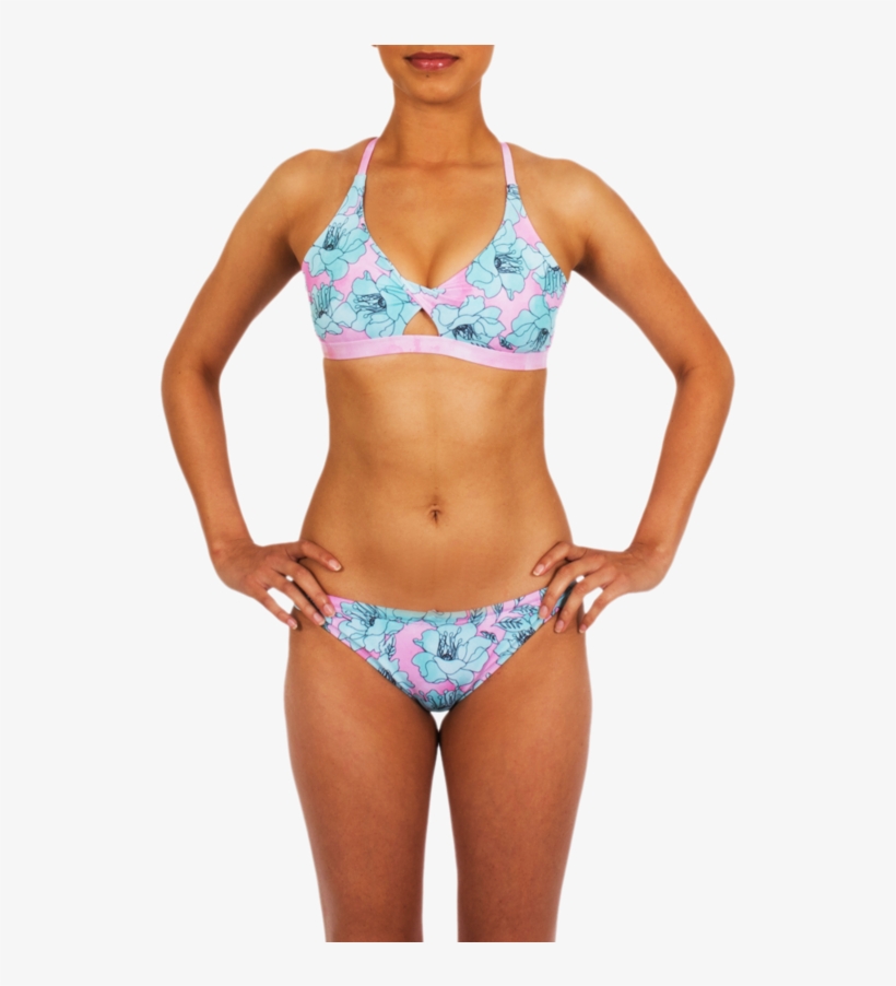 Watercolor Flora Bikini Bottom - Watercolor Painting, transparent png download