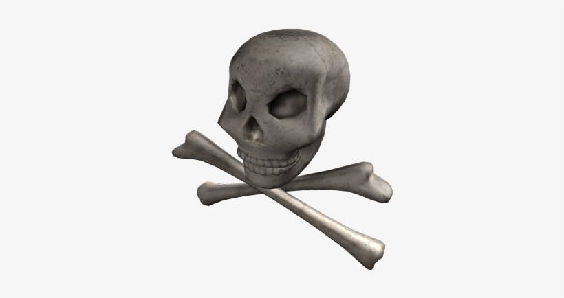 Skull And Crossbones - Skull And Crossbones Roblox, transparent png download