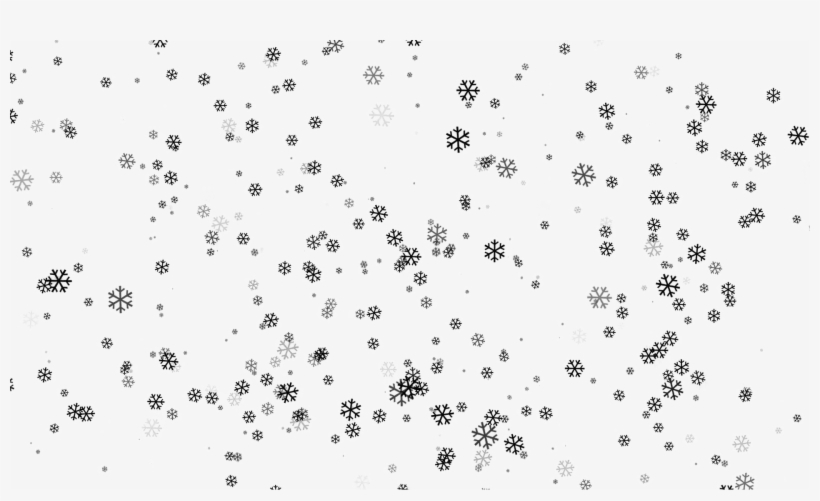 White Snowflakes Transparent Images - Portable Network Graphics, transparent png download