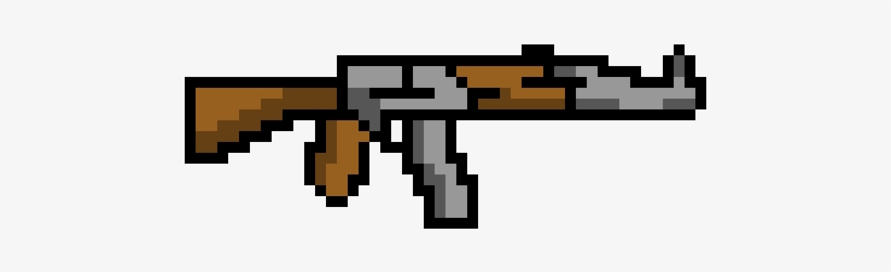 Ak - Ak 47 Pixel Art PNG Image | Transparent PNG Free Download on SeekPNG