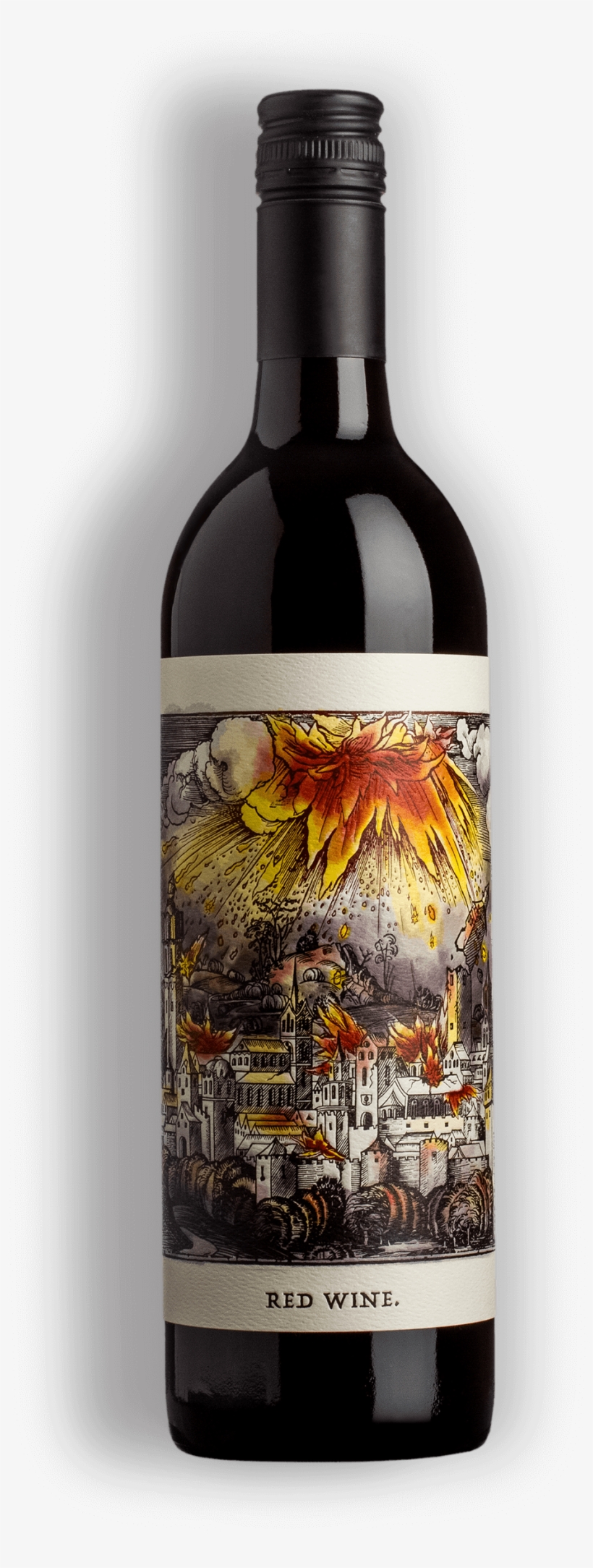 Detailed Print Techniques Lend A Uniquely Tactile Quality - Force Of Nature Red Blend, Paso Robles (vintage Varies), transparent png download