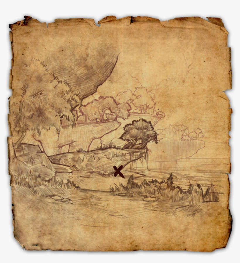 Hew S Bane Treasure Map Location - Hew's Bane Treasure Map Eso Png Image | Transparent Png Free  Download On Seekpng