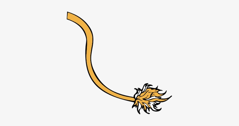 Mermaid Tail Clipart Drawing - Lion Tail Clipart, transparent png download