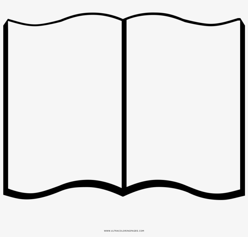 Svg Stock Open Book Clipart Black And - Desenho De Um Livro, transparent png download