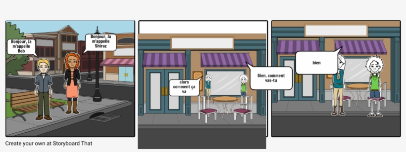 People Talking In French - Cartoon, transparent png download