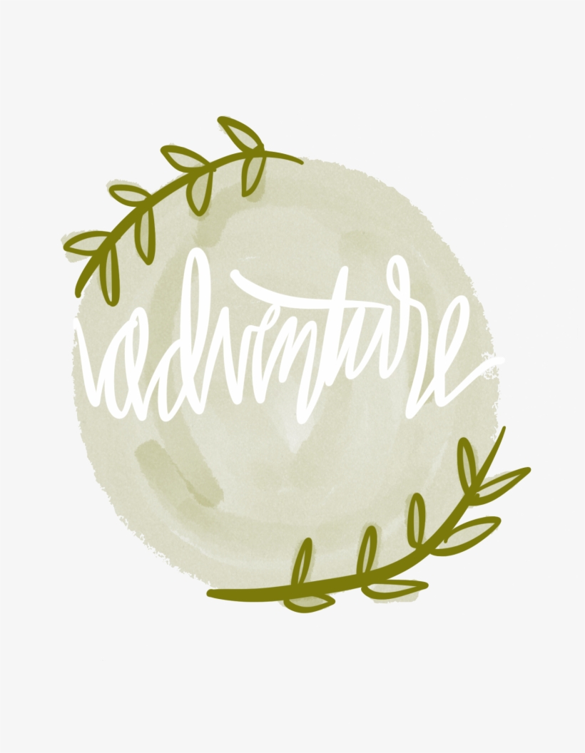 Adventure Watercolor Calligraphy Print - Calligraphy, transparent png download