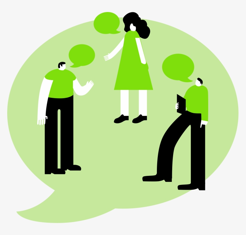 People Talking Providing Support - Marketing, transparent png download