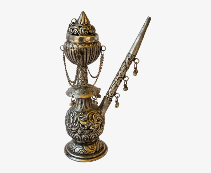 Antique Hookah On White - Antique Hookah, transparent png download