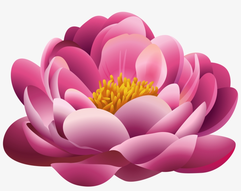 Flower Clipart Beautiful - Beautiful Pink Flower Png, transparent png download