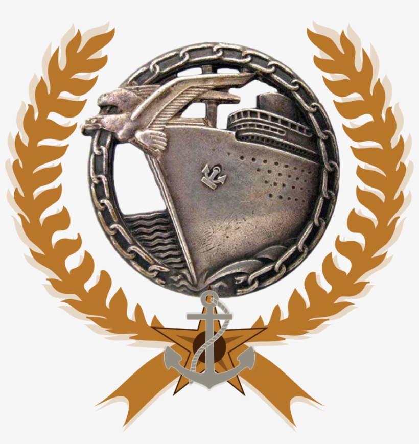 Naval Battle Badge - Wikipedia, transparent png download