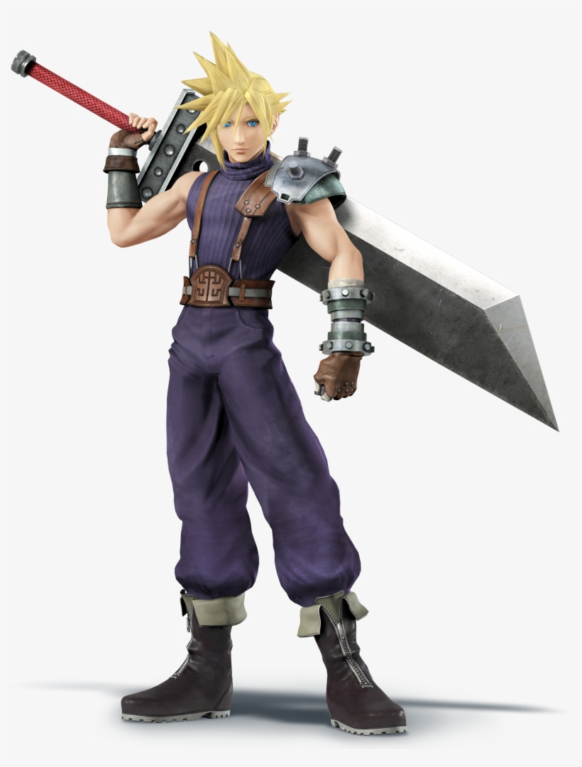 Cloud Strife Cloud Smash Bros PNG Image Transparent PNG Free