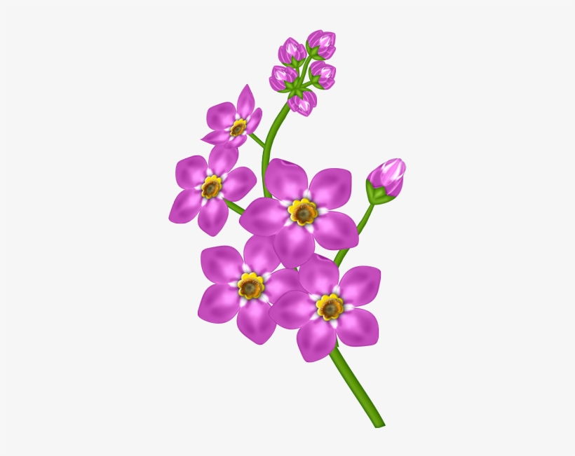 Pink Flower Png Flowers Pinterest - Clip Art Flower Transparent, transparent png download