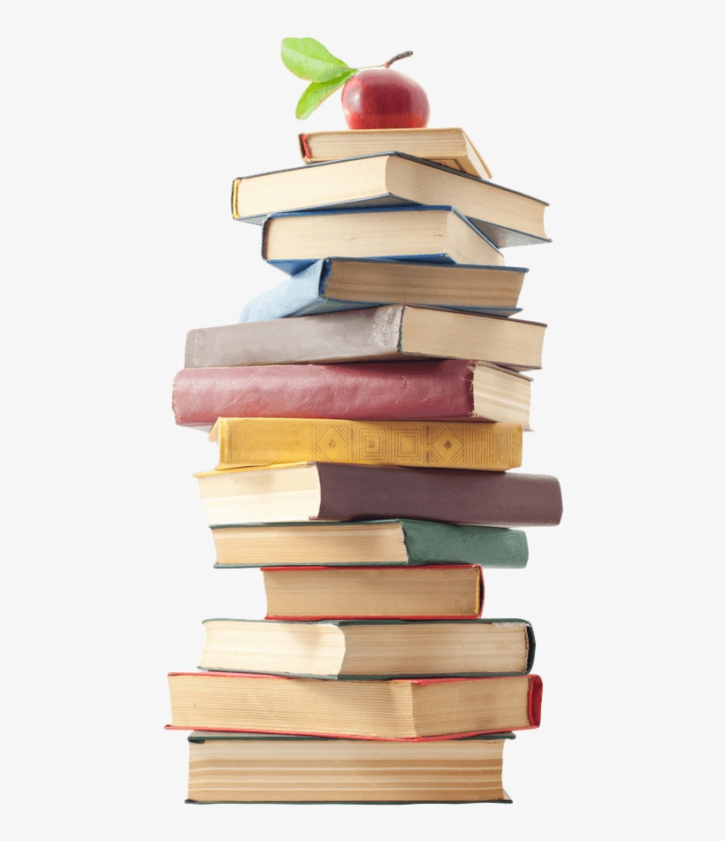 Book Stack - Stack Of Books Png, transparent png download