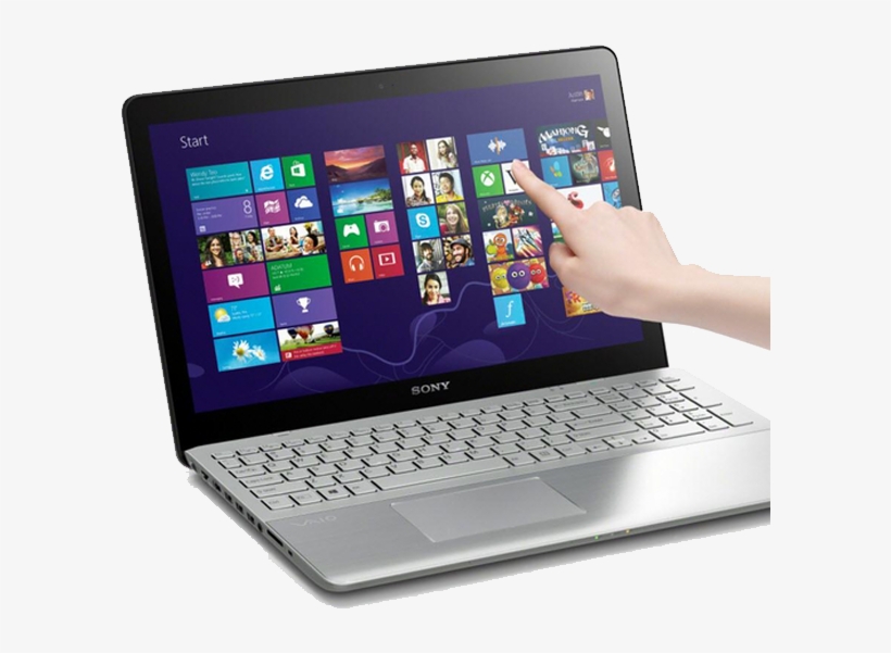 Touchscreen Laptop, transparent png download