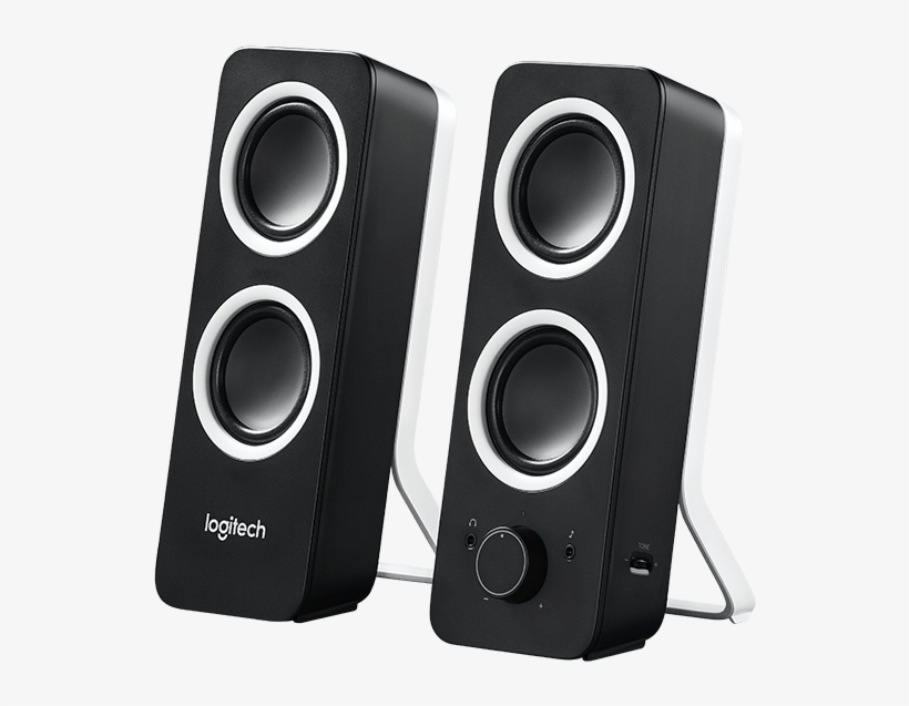 Computer Speakers Transparent Images Png - Logitech Z200 2.0 Computer Speakers Midnight, transparent png download