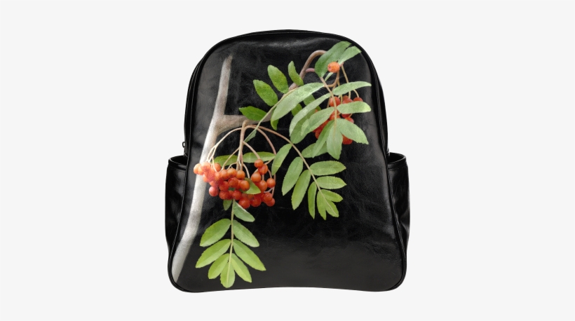 Rowan Tree Watercolor Multi-pockets Backpack - Cp-feed Metallica Band Logo Unisex Multi Pocket Shoulders, transparent png download