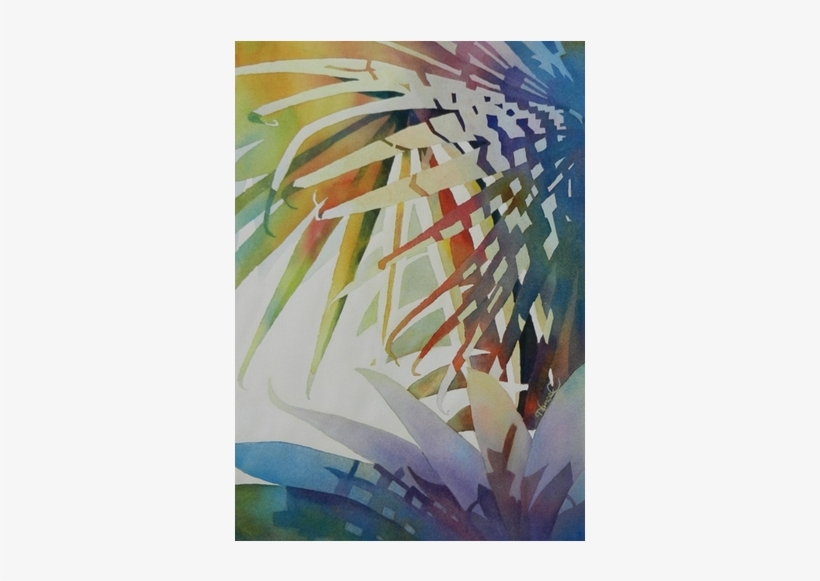 Copyright Waterloo Watercolor - Palm Trees, transparent png download