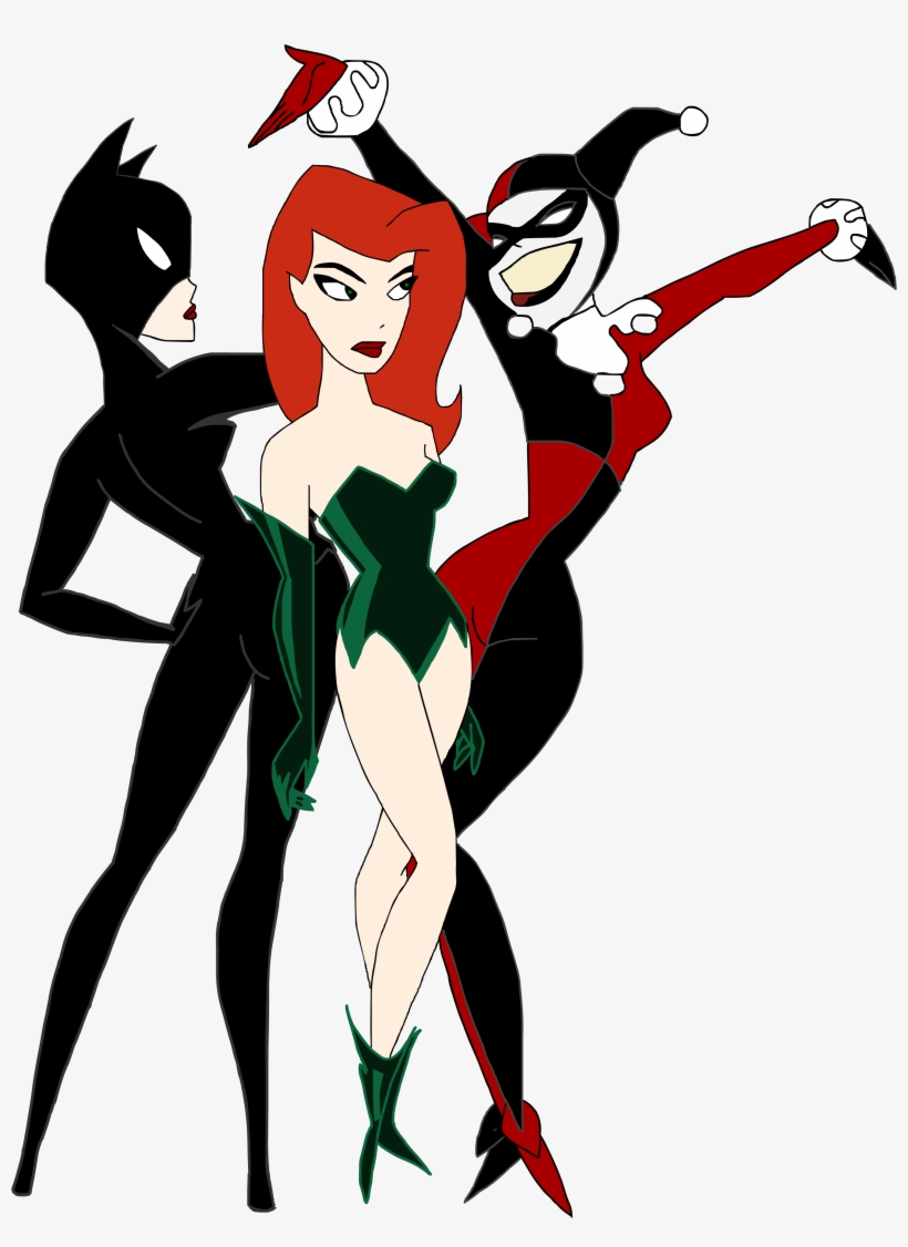 Gotham Girls By Kim Possible D Aage - Harley Quinn And Friends, transparent png download