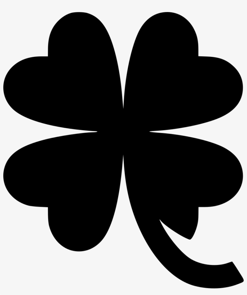 Four Leaved Shamrock Lucky Comments - Portable Network Graphics, transparent png download