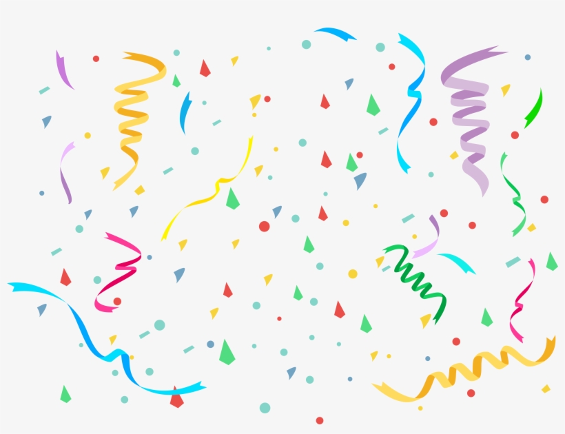 Confetti Png Clipart Image - Birthday Cake Without Background, transparent png download