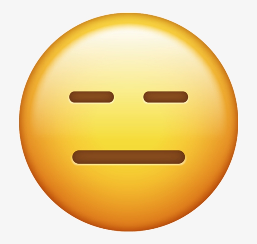 New Emoji Icons In - Neutral Emoji, transparent png download