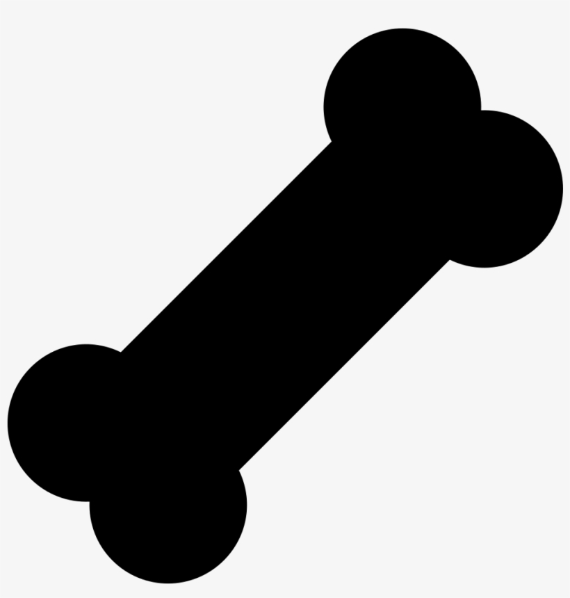 Dog Bone Png Image Clipart Transparent - Dog Bone Clipart Black, transparent png download