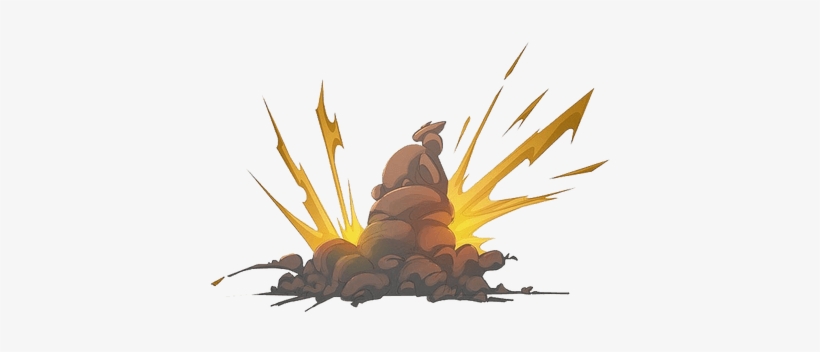 Cartoon Explosion - 2d エフェクト, transparent png download