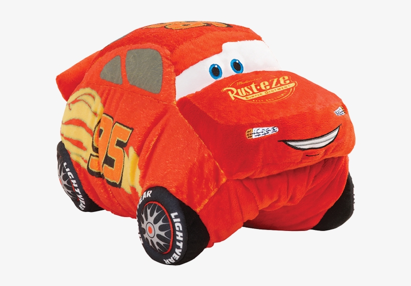 Disney Pixar Cars Lightning Mcqueen Pillow Pet - Disney Pixar Cars Pillow Pets - Cars 3 Lightning Mcqueen, transparent png download