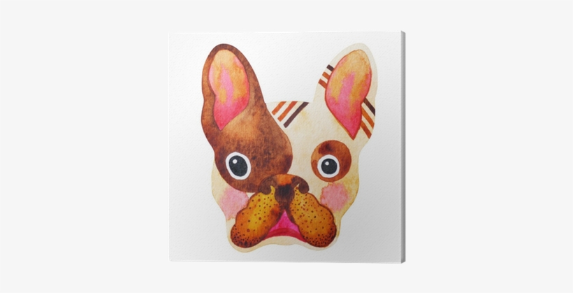 French Bulldog Sugar Skull, Frenchie Cute Dog Day Of - Illustration, transparent png download