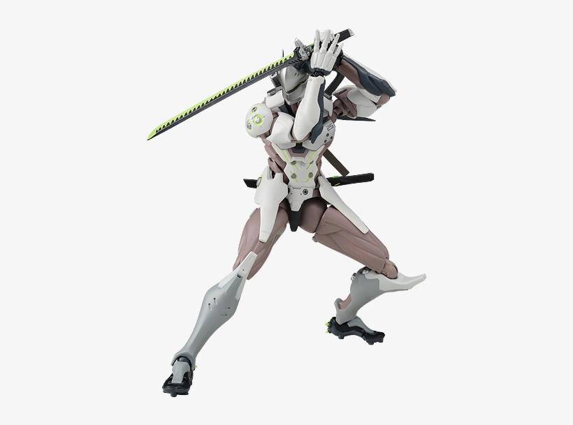 Products/figmagenji 05 7571fb77 B502 4cb3 B3c5 39acfe6dfb03 - Overwatch Genji Figma Figure, transparent png download