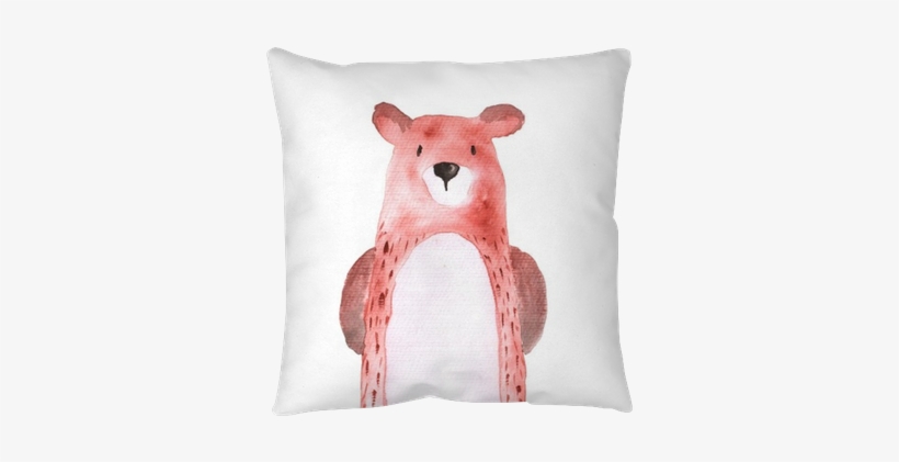 Bear Woodland Animals Watercolor Hand-painted Illustratioin - Bear, transparent png download