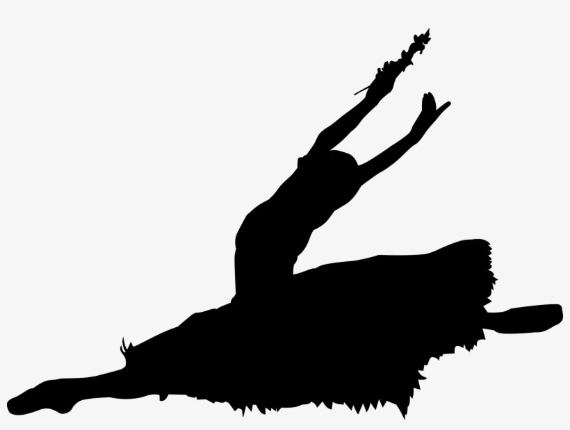 You - Leaping Dancer Silhouette Png, transparent png download