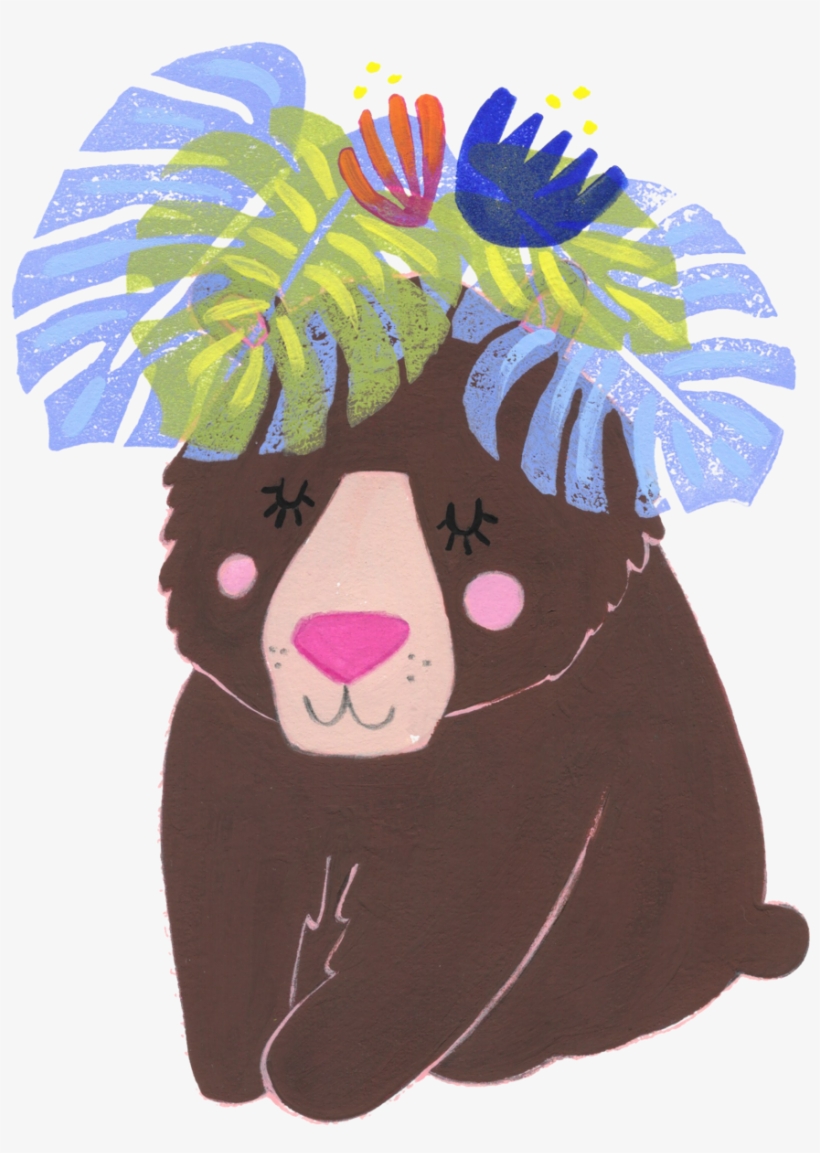 Tiny Black Bear - Jpeg, transparent png download