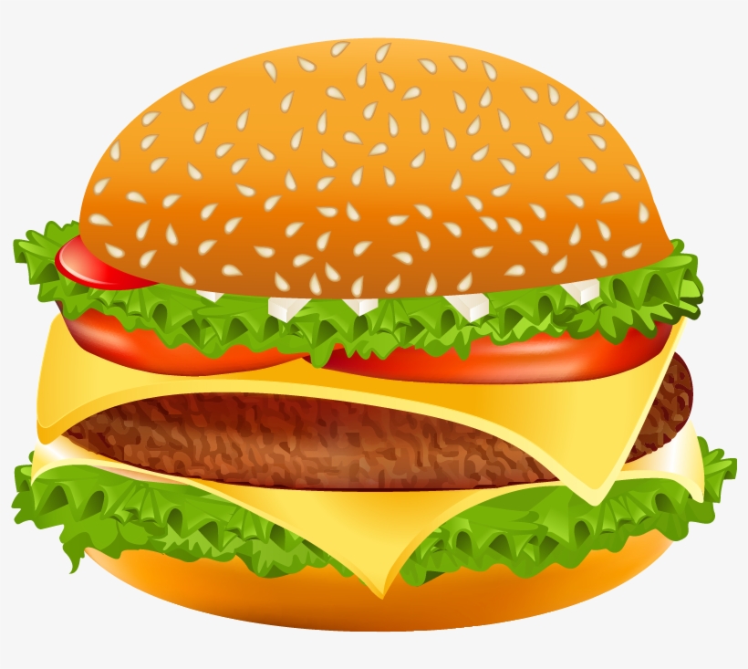 Hamburger - Cheeseburger Clipart, transparent png download