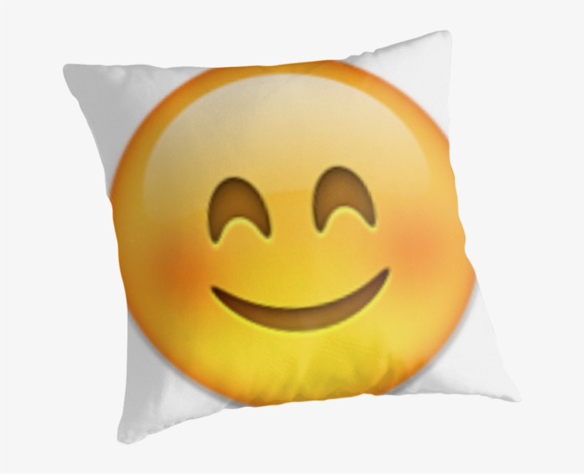 Blushing Emoji Download " - Emoji, transparent png download