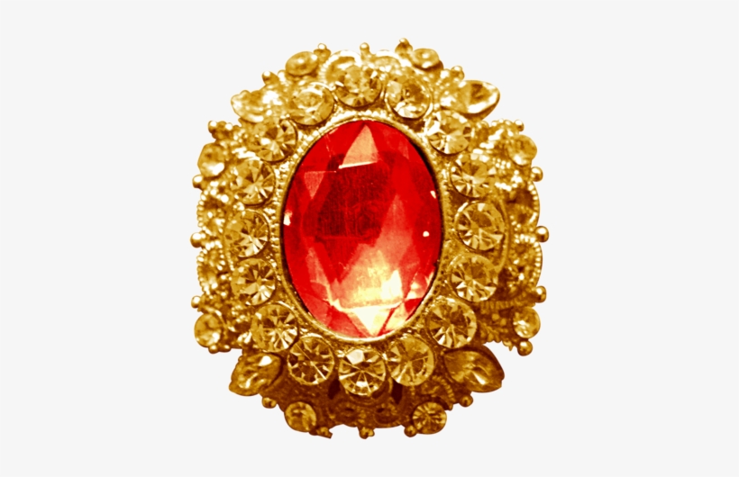 Gold Pendant Ruby By Dori Stock - Gold Pendant Png, transparent png download